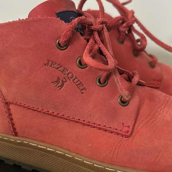 Jezequel Suede Shoes Salmon Colour Size 8 - Picture 8 of 9